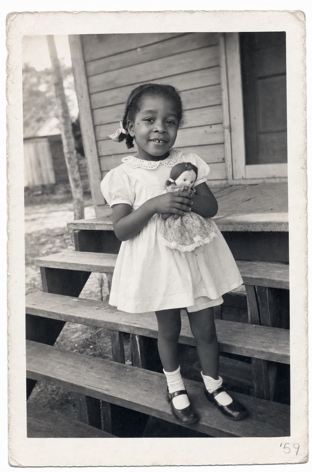 Gloria at age six