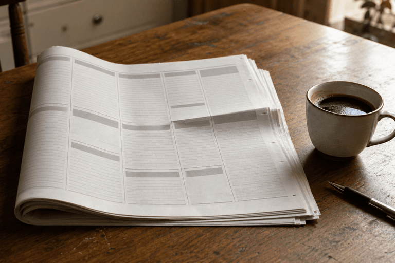 Death Notice Template: Free Wording You Can Fill In Tonight